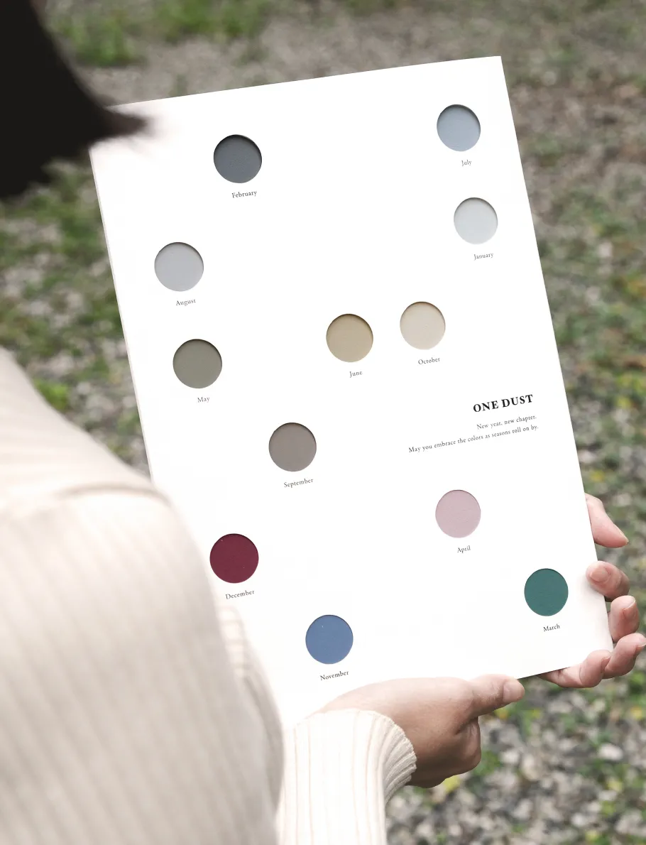 One Dust Paint Colour Catalog Design